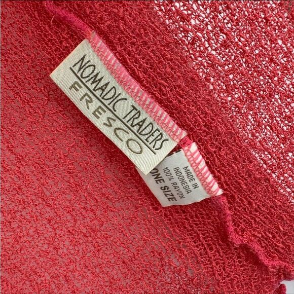 Nomadic Traders Open Front Cardigan Shrug Loose Knit in Mauve Women’s Size S/M - Picture 5 of 7